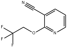 2-(2,2,2-三氟乙氧基)吡啶-3-甲腈 结构式