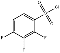 2，3，4-三氟苯-1-磺酰氯 结构式