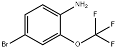 4-溴-2-(三氟甲氧基)苯胺 结构式