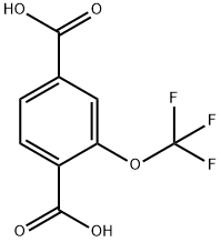 2-(三氟甲氧基)对苯二甲酸 结构式
