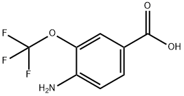 4-氨基-3-(三氟甲氧基)苯甲酸 结构式