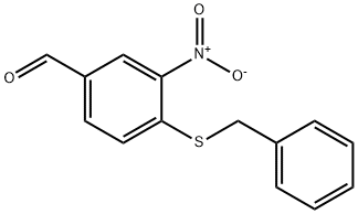4-(苄硫基)-3-硝基苯甲醛 结构式