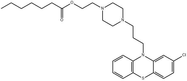奋乃静庚酸酯 结构式