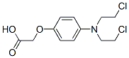 4-N,N-bis(2-chloroethyl)aminophenoxyacetic acid 结构式