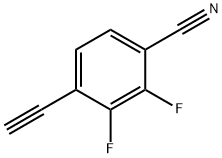 4-乙炔基-2,3-二氟苄腈 结构式