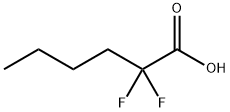 2,2-二氟己酸 结构式