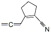 1-Cyclopentene-1-carbonitrile, 2-(1,2-propadienyl)- (9CI) 结构式