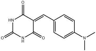 5-[[4-(dimethylamino)phenyl]methylene]barbituric acid 结构式