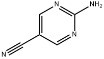 2-氨基嘧啶-5-腈 结构式