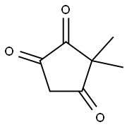 3,3-Dimethyl-1,2,4-cyclopentanetrione 结构式