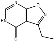 Isoxazolo[5,4-d]pyrimidin-4(5H)-one, 3-ethyl- (9CI) 结构式