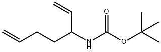 Carbamic acid, (1-ethenyl-4-pentenyl)-, 1,1-dimethylethyl ester (9CI) 结构式