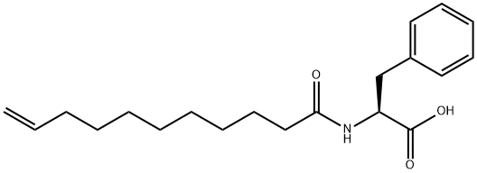 十一碳烯酰基苯丙氨酸 结构式