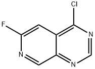 4-氯-6-氟吡啶并[3,4-D]嘧啶 结构式