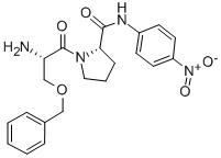 O-BZL-(L)-SER-(L)-PROLYL-P-NITROANILIDE 结构式