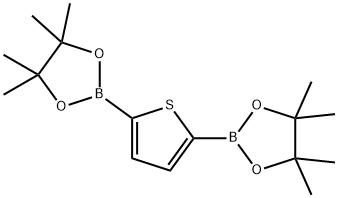 噻吩-2,5-二硼酸二频哪酯 结构式