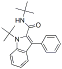 N,1-Di-tert-butyl-3-phenyl-1H-indole-2-carboxamide 结构式