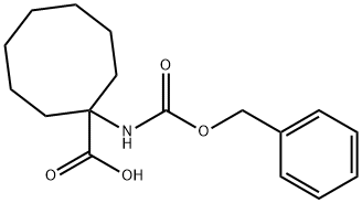 CBZ-1-AMINO-1-CYCLOOCTANECARBOXYLIC ACID 结构式