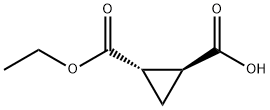 2-(乙氧羰基)环丙烷羧酸 结构式