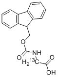 GLYCINE-N-FMOC 结构式