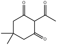 2-乙酰基-5,5-二甲基-1,3-环己二酮 结构式