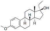 3-methoxy-19-nor-17-alpha-pregna-1,3,5(10)-trien-17-beta-ol  结构式