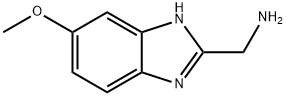 1-(6-甲氧基-1H-苯并咪唑-2-基)甲胺 2HCL 结构式
