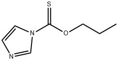 1H-Imidazole-1-carbothioic  acid,  O-propyl  ester 结构式