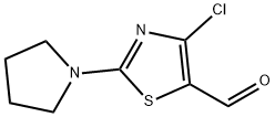 4-Chloro-2-(pyrrolidin-1-yl)thiazole-5-carbaldehyde