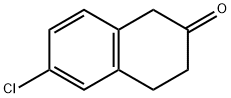 6-氯-3,4-二氢-1H-2-萘酮 结构式