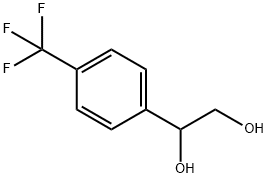 1-[4-(三氟甲基)苯基]乙烷-1,2-二醇 结构式