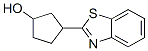 Cyclopentanol, 3-(2-benzothiazolyl)- (9CI) 结构式