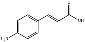 4-胺桂皮酸 结构式