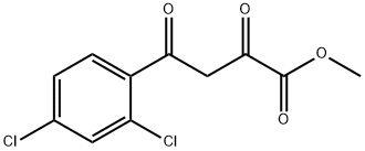 4-(2,4-二氯-苯基)-2,4-二羰基-丁酸甲基酯 结构式