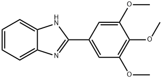 2-(3,4,5-三甲氧基-苯基)-1H-苯并咪唑 结构式