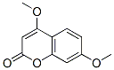 4,7-DIMETHOXYCHROMEN-2-ONE 结构式