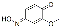 4-(Hydroxyimino)-2-methoxy-2,5-cyclohexadien-1-one 结构式