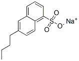 6-Butyl-1-naphthalenesulfonic acid sodium salt 结构式