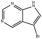 5-溴-7H-吡咯并[2,3-D]嘧啶 结构式