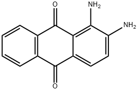 1,2-二氨基蒽醌 结构式