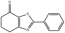 2-苯基-5,6-二氢苯并[D]噻唑-7(4H)-酮 结构式