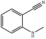 2-(甲基氨基)苯甲腈 结构式