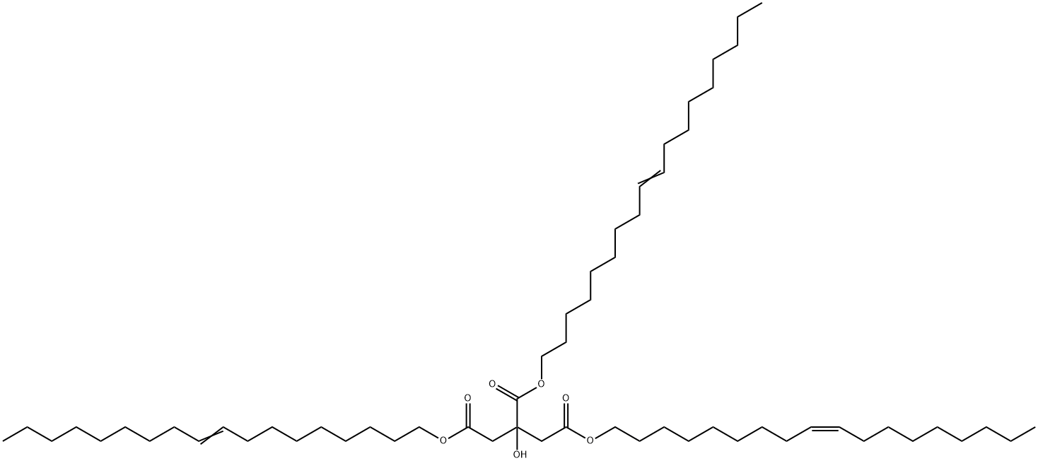 三油醇柠檬酸酯 结构式