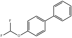 4-二氟甲氧基联苯 结构式