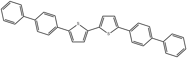 5,5′-二(4-联苯基)-2,2′-联噻吩 结构式