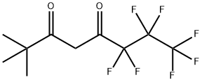 2,2-二甲基-6,6,7,7,8,8,8-七氟-3,5-辛二酮 结构式