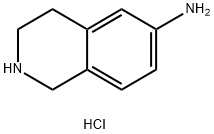 6-氨基-1,2,3,4-四氢-异喹啉盐酸盐 结构式
