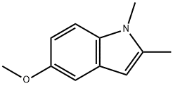 1,2-二甲基-5-甲氧基吲哚 结构式