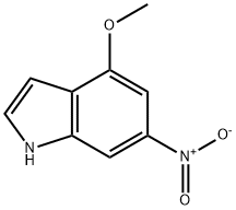 4-甲氧基-6-硝基吲哚 结构式