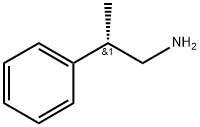 (S)-2-苯基-1-丙胺 结构式